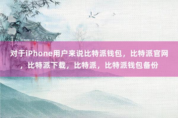 对于iPhone用户来说比特派钱包，比特派官网，比特派下载，比特派，比特派钱包备份