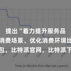 提出“着力提升服务品质、丰富消费场景、优化消费环境比特派钱包，比特派官网，比特派下载，比特派，比特派钱包备份