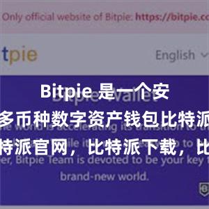 Bitpie 是一个安全、易用的多币种数字资产钱包比特派钱包，比特派官网，比特派下载，比特派，比特派钱包备份