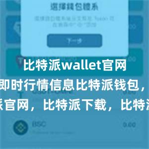 比特派wallet官网版还提供了即时行情信息比特派钱包，比特派官网，比特派下载，比特派，比特派钱包备份